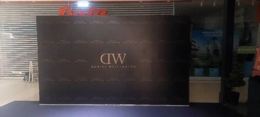 Event Backdrop Hoarding, Visual & Carpet Installation, Daniel Wellington, IOI City Mall