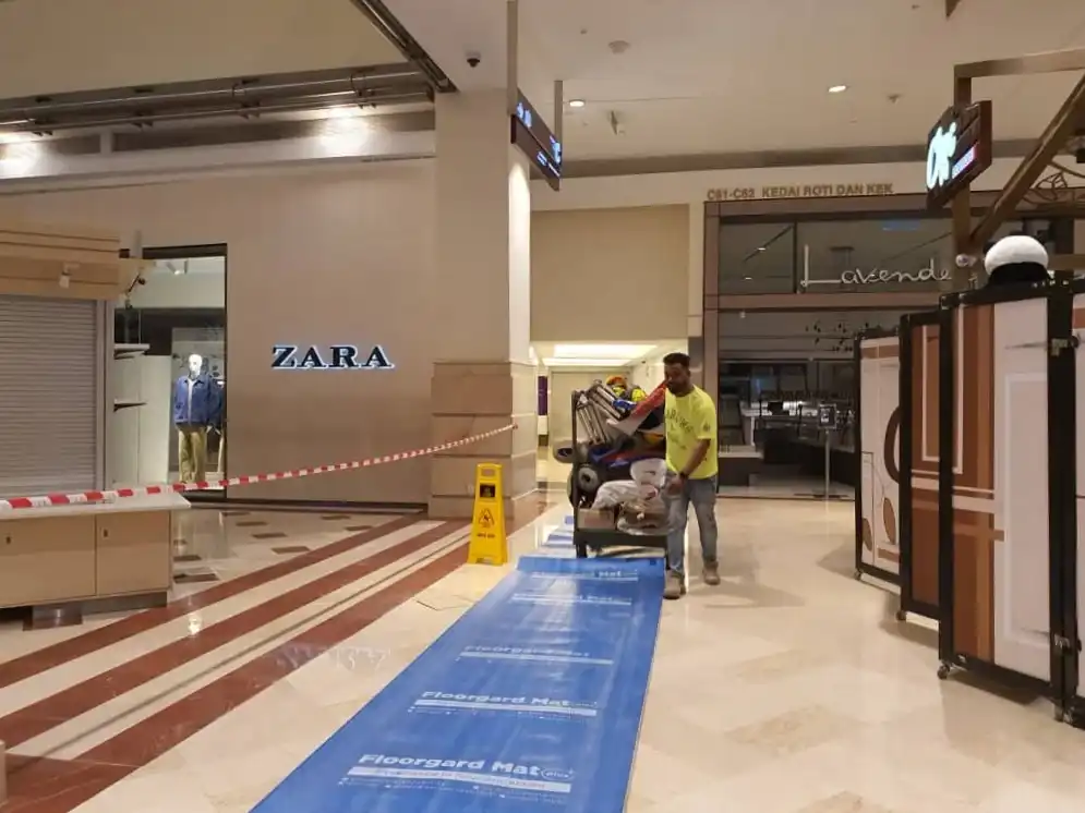 Floor Protection Requirement, KLCC