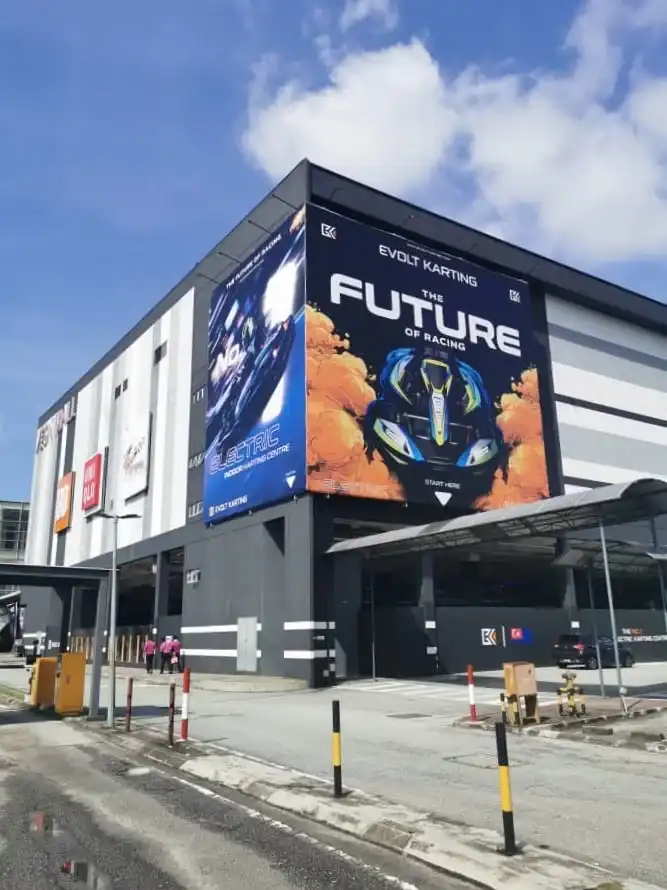 Giant Banner (Outdoor), Evolt Karting, Aeon Bandar Dato Onn, Johor Bahru