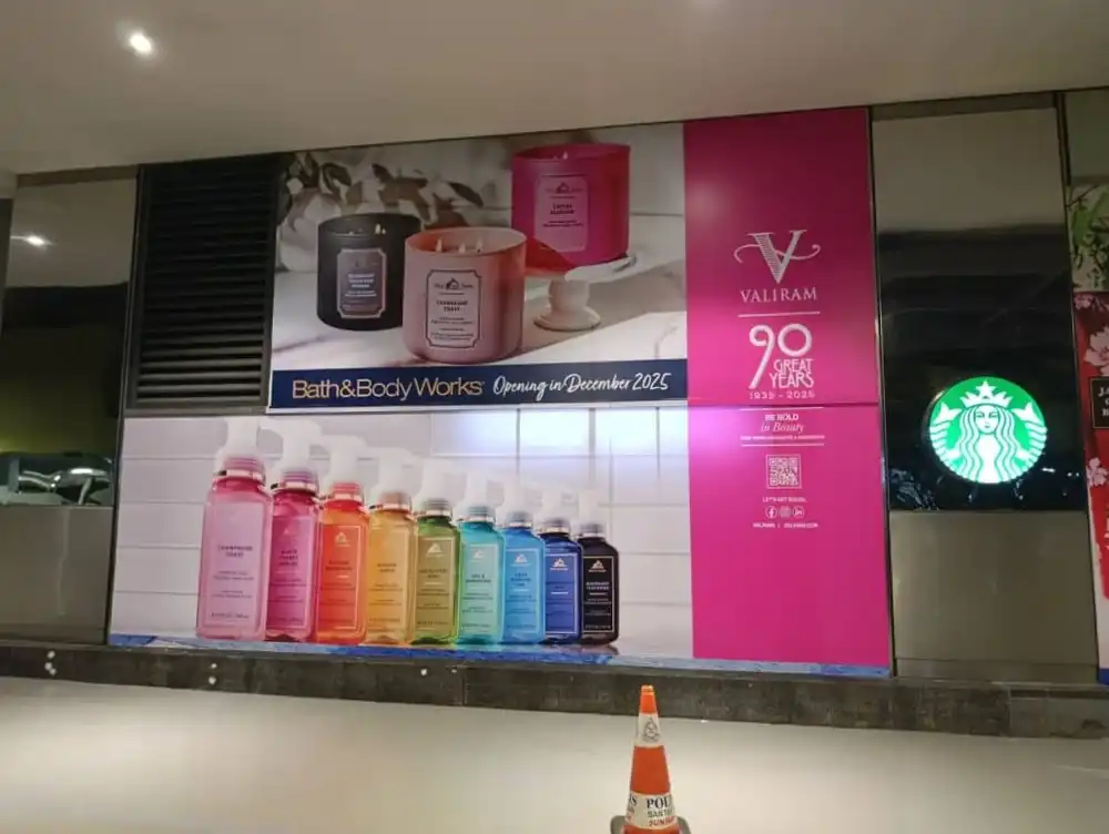 Glass Sticker, Bath & Body Works, Sunway Putra Mall