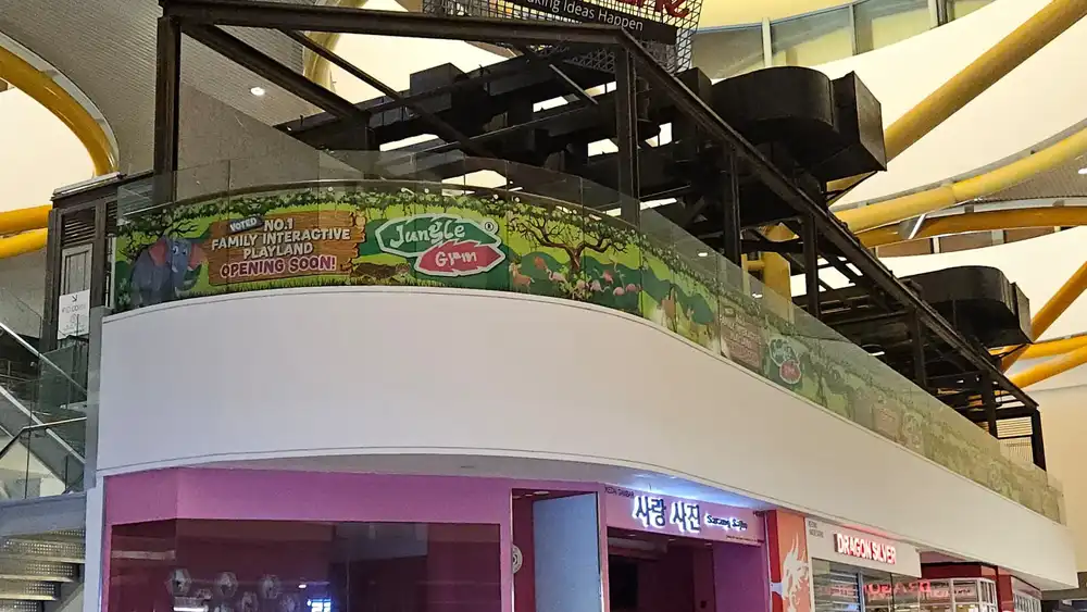 Glass Sticker, Jungle Gym, Sunway Velocity