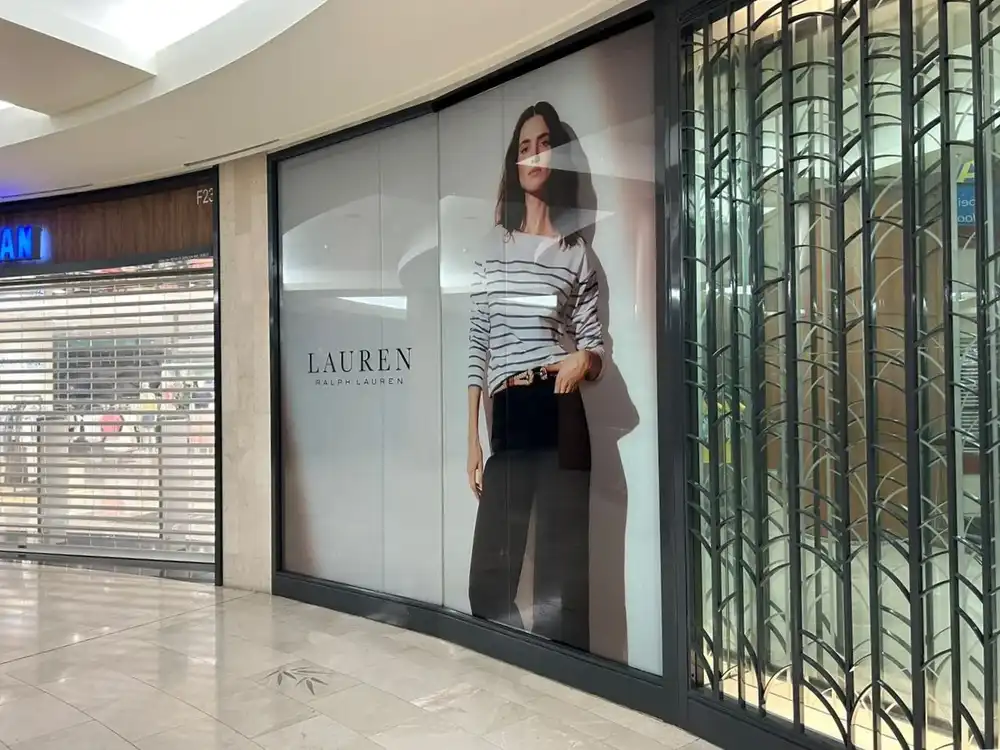 Glass Sticker, Lauren by Ralph Lauren, Isetan The Gardens
