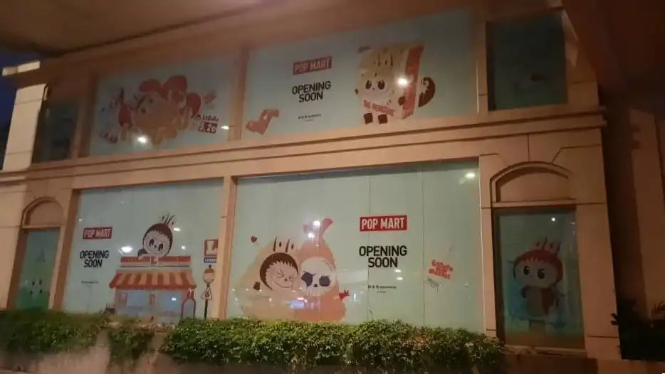Glass Sticker, Pop Mart, Sunway Pyramid