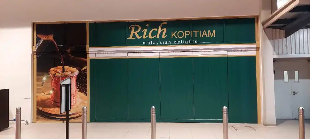 Glass Sticker, Rich Kopitiam, Setia City Mall