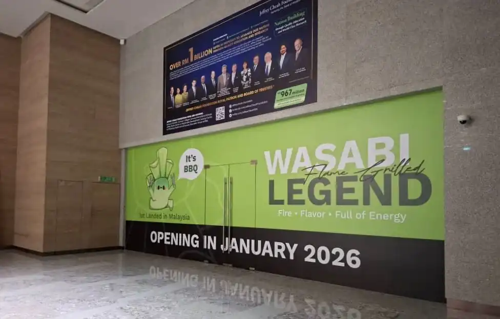 Glass Stickers, Wasabi Legend, Sunway Square Mall