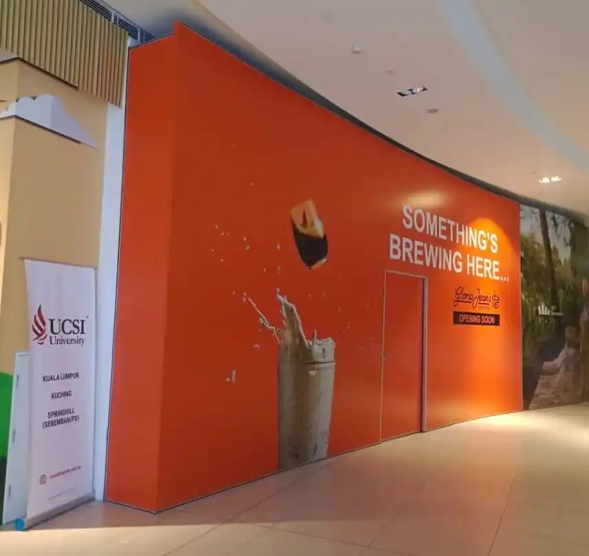 Hoarding Adjustment & Visual (Labor), Gloria Jean's Coffee, Pavilion Bukit Jalil