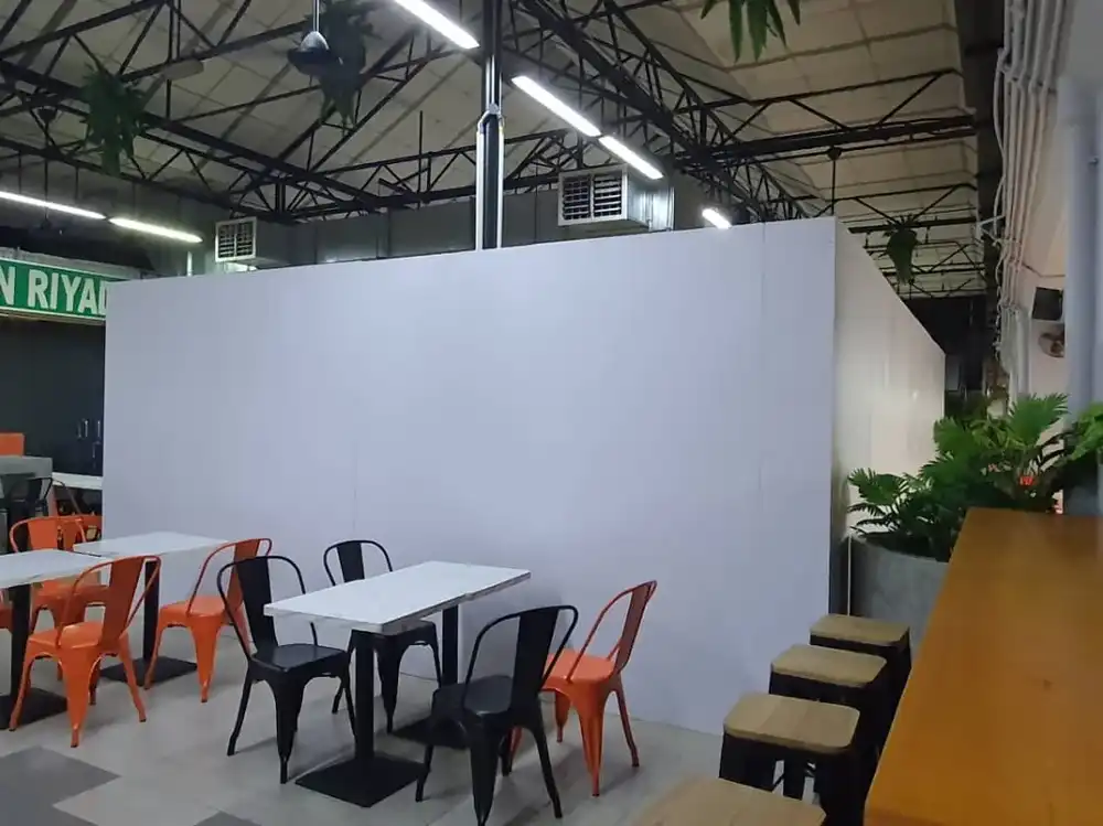 Hoarding (All White), Food Court, Sungei Wang Plaza