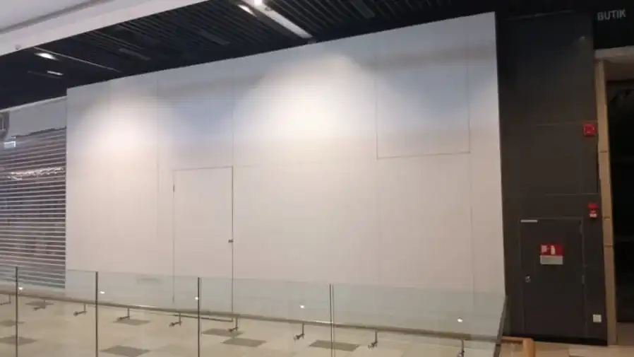 Hoarding (All White) Installation, MyTown
