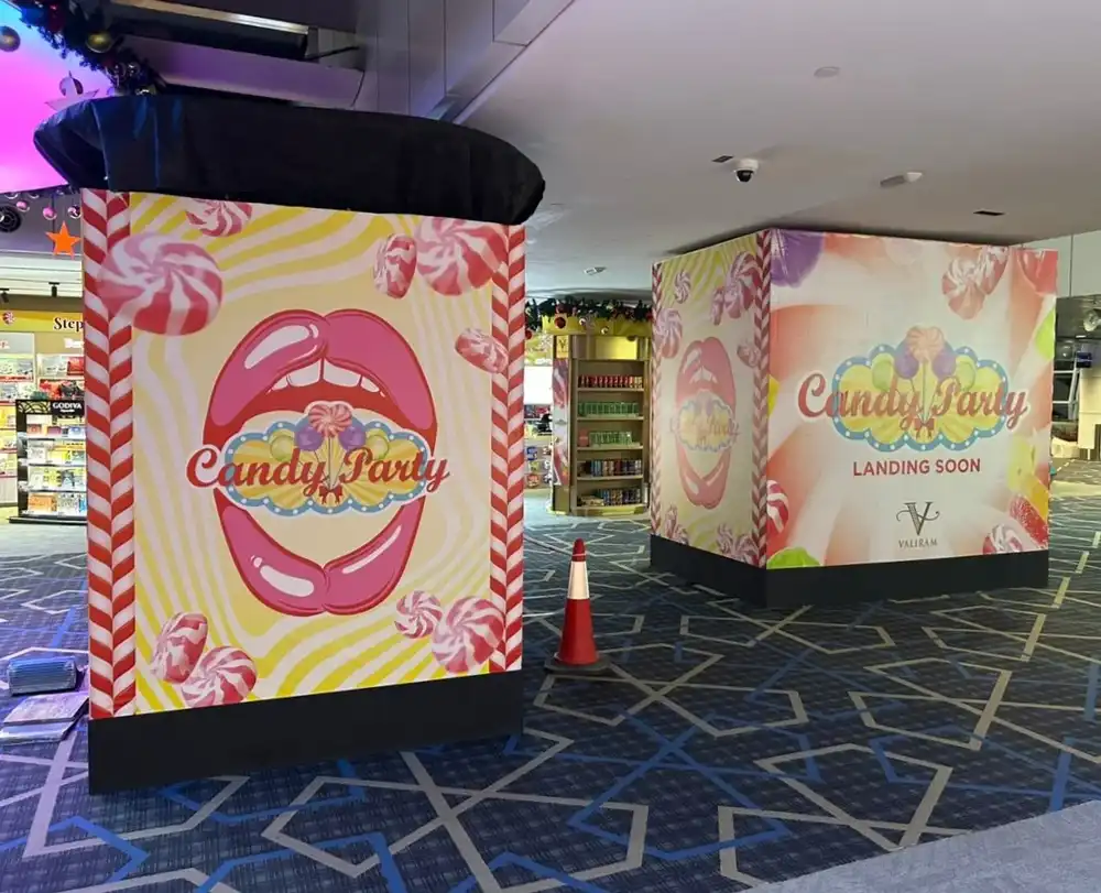 Hoarding and Visual, Candy Party, KLIA