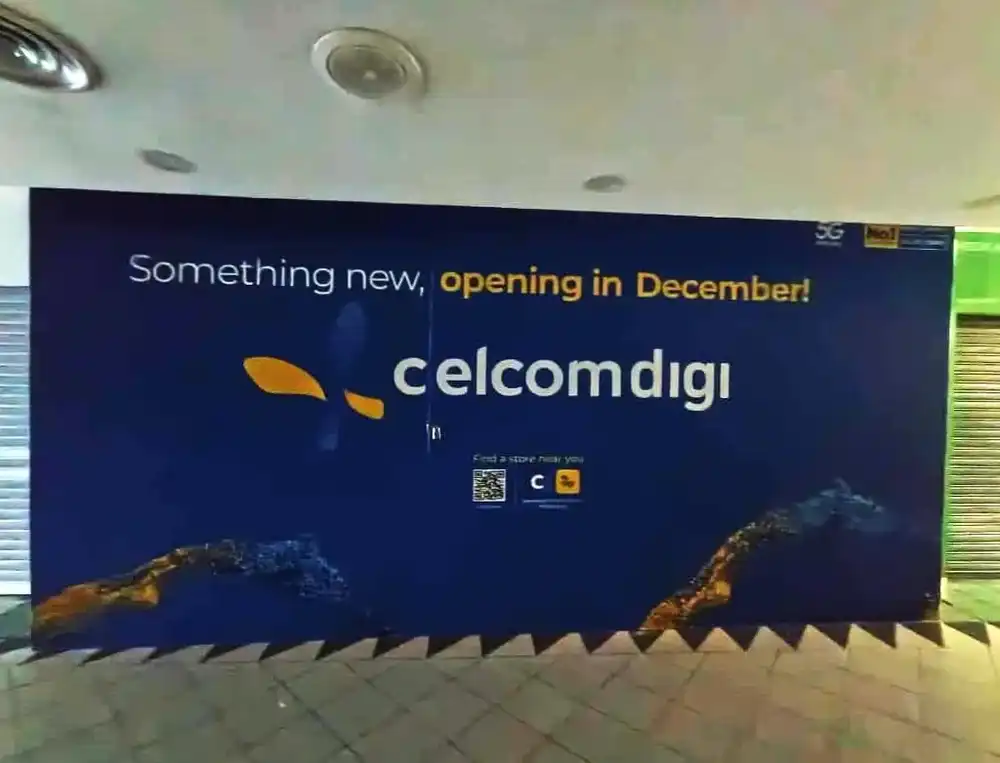 Hoarding and Visual, Celcomdigi, Plaza Metro Kajang  