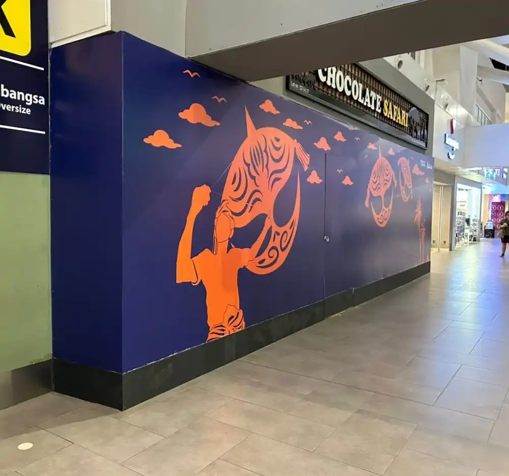 Hoarding and Visual, Chocolate Safari, KLIA 2 Gateway