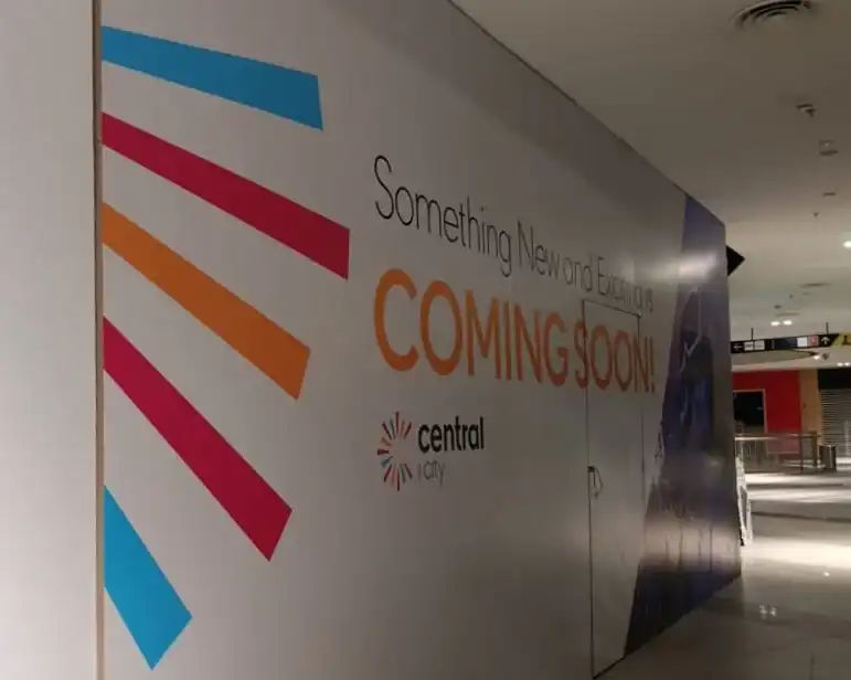 Hoarding and Visual, Coming Soon, Central i-City