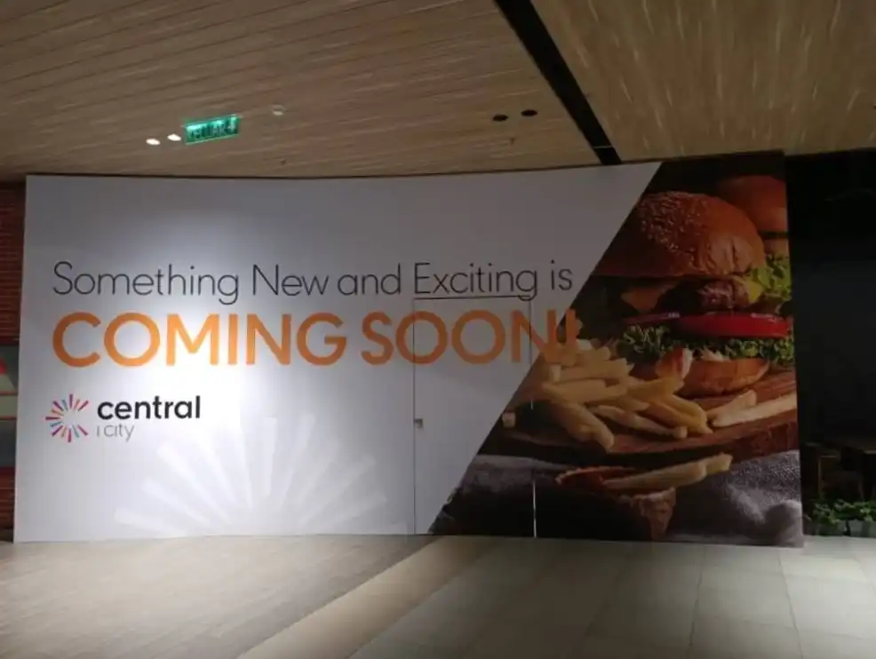 Hoarding and Visual, Generic, Central i-City Mall