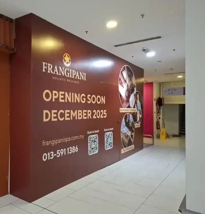 Hoarding and Visual, Frangipani, Quill City Mall
