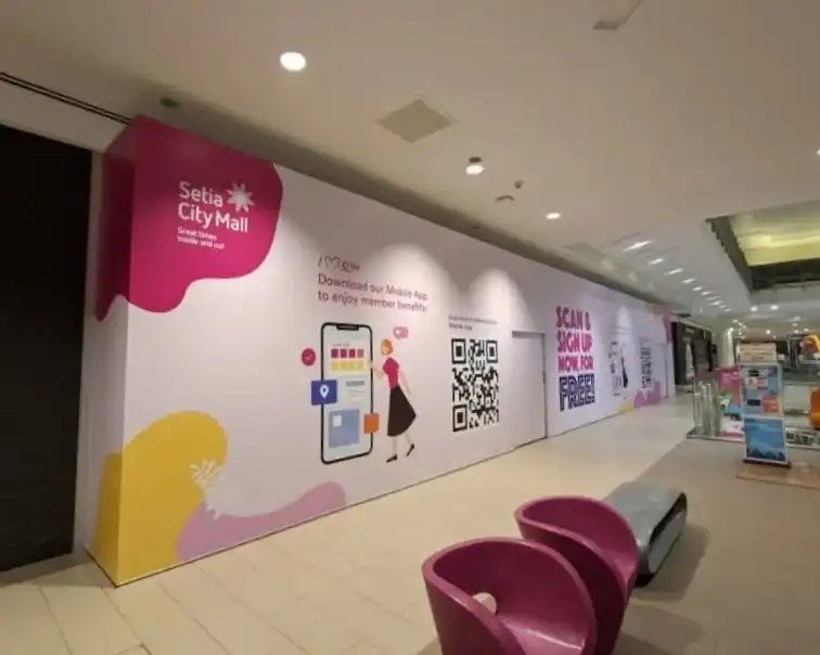 Hoarding and Visual, Generic, Setia City Mall