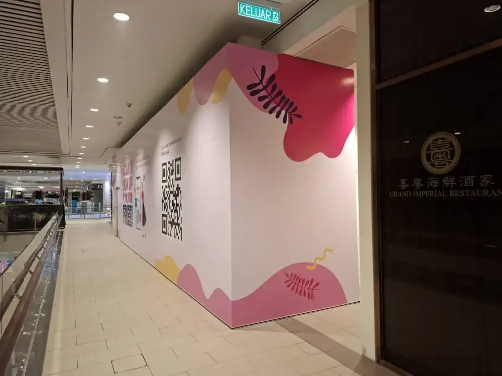 Hoarding and Visual, Generic, Setia City Mall