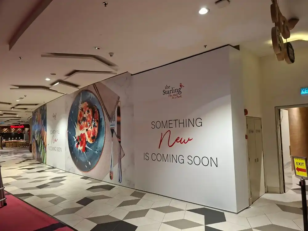 Hoarding and Visual, Generic, Starling Mall