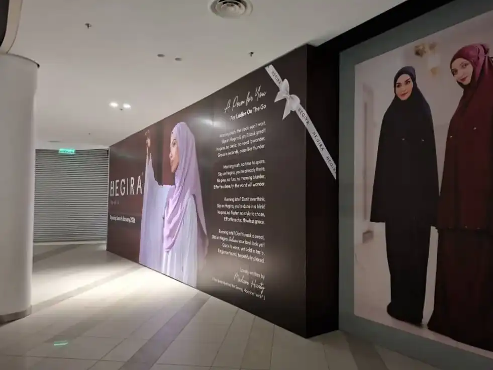 Hoarding and Visual, Hegira, Central    i-City Mall