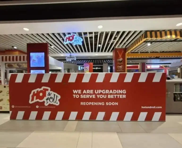 Hoarding and Visual, Hot & Roll, Setia City Mall