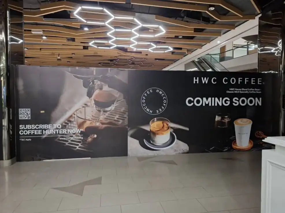 Hoarding and Visual, HWC Coffee, Atria Damansara
