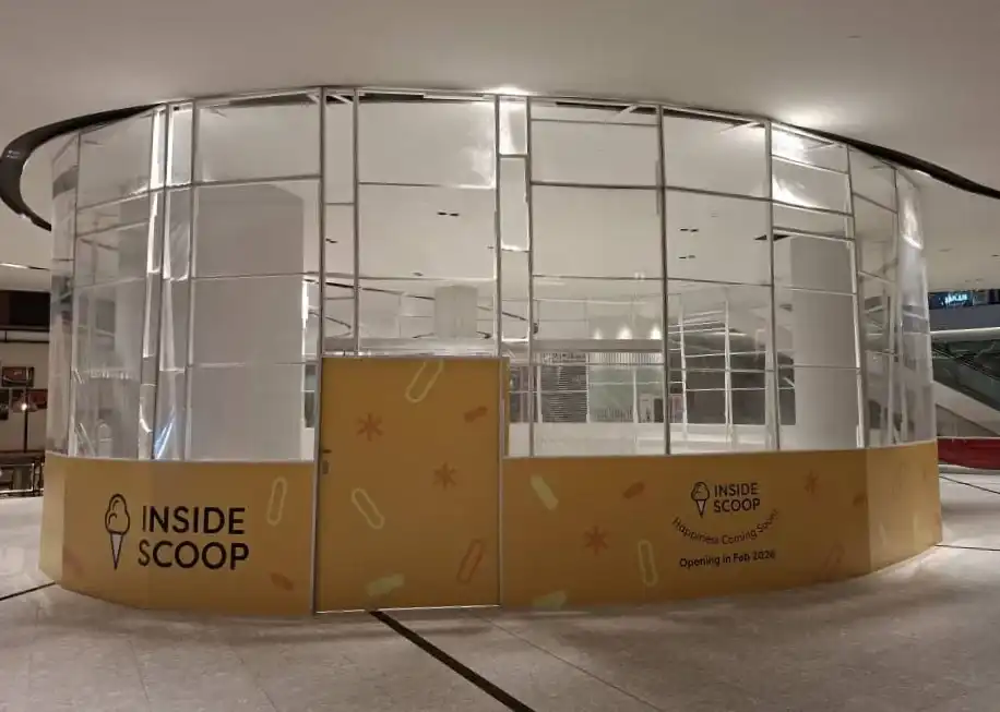 Hoarding and Visual, Inside Scoop, Sunway Square