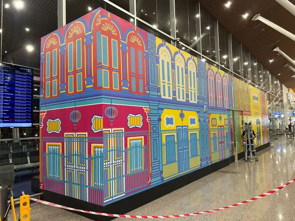 Hoarding and Visual, Little Malaysia, KLIA Satellite (A60)