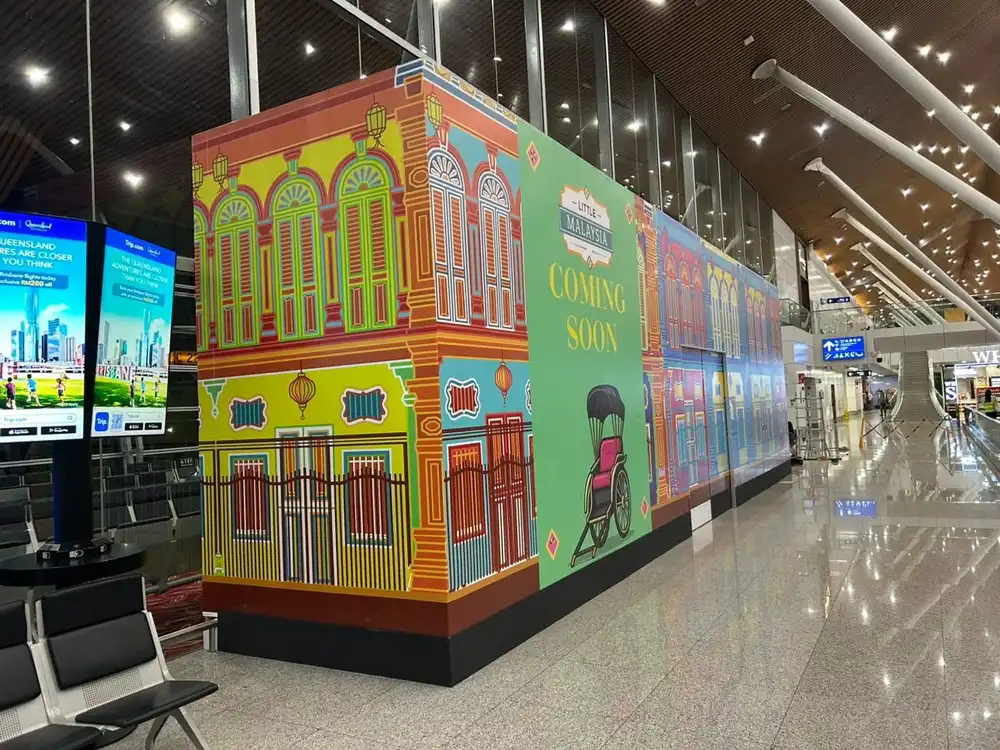 Hoarding and Visual, Little Malaysia, KLIA Satellite (A61)