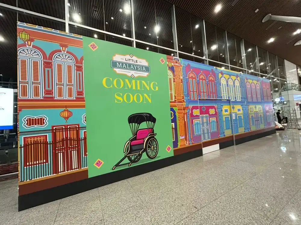 Hoarding and Visual, Little Malaysia, KLIA Satellite (A62)