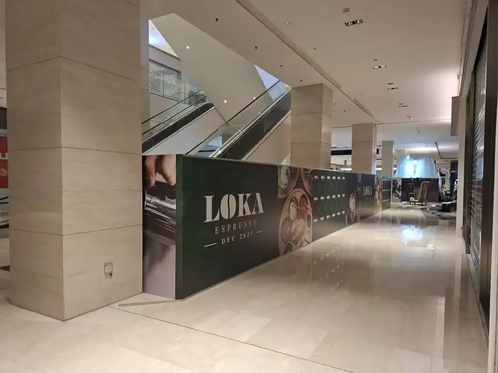 Hoarding and Visual, Loka Espresso, Pavilion KL