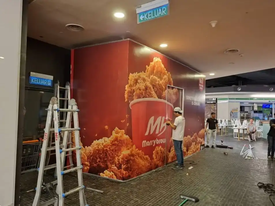 Hoarding and Visual, Marry Brown, Mid Valley Mall