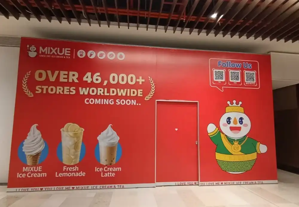Hoarding and Visual, Mixue, Pavilion Damansara Heights