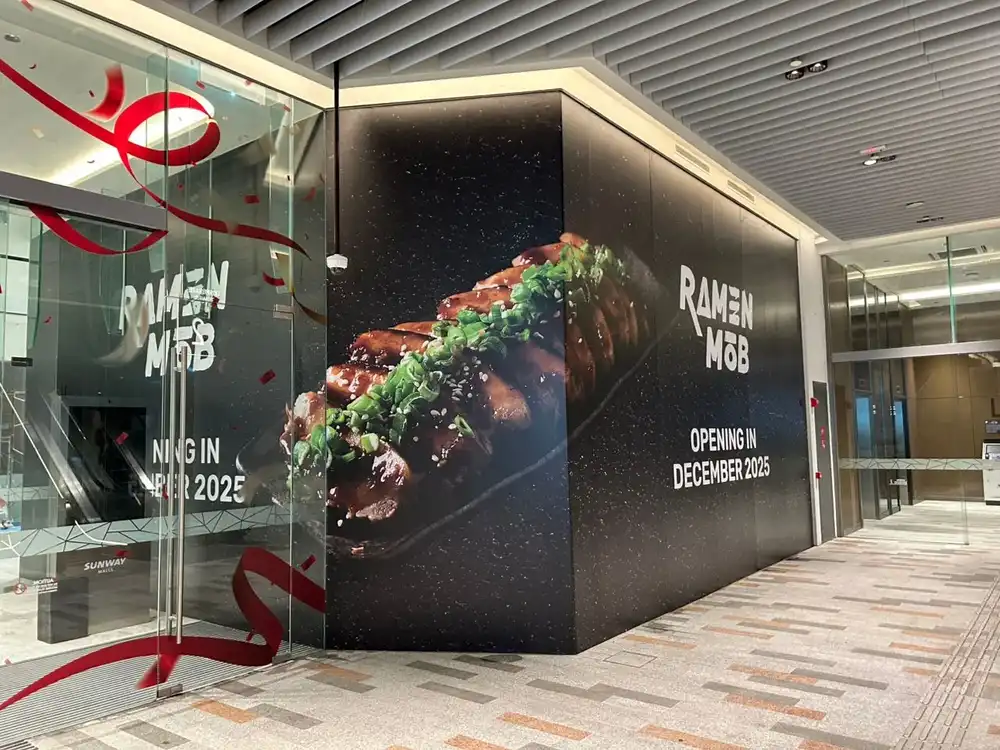 Hoarding and Visual, Ramen Mob, Sunway Square Mall