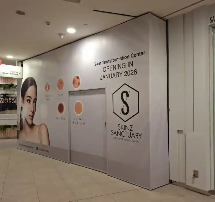 Hoarding and Visual, Skinz Sanctuary, Sunway Velocity