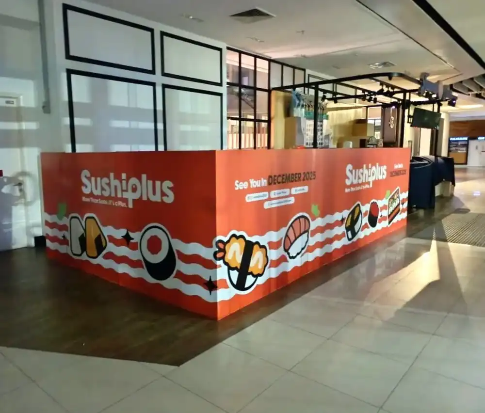 Hoarding and Visual, Sushiplus, Jaya One The School
