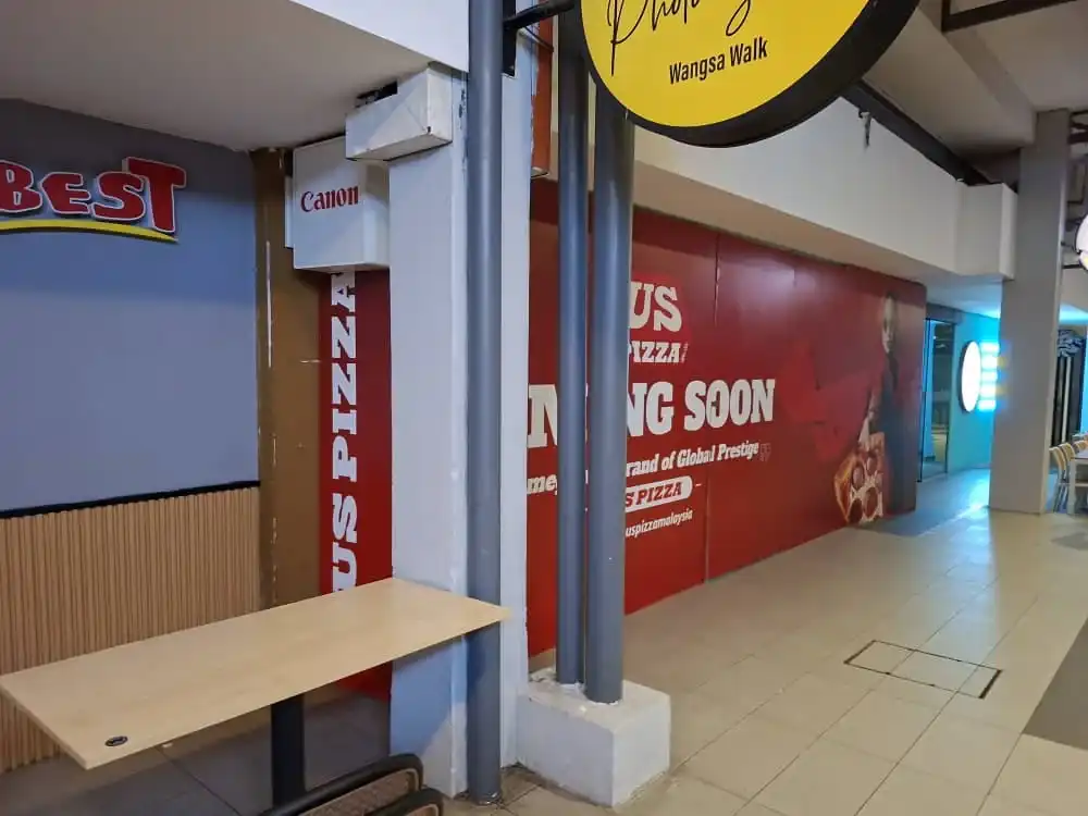 Hoarding and Visual, US Pizza, Sunway Wangsa Walk