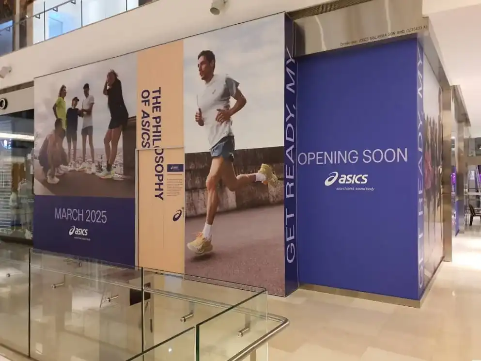 Hoarding, Asics, Pavilion Kuala Lumpur