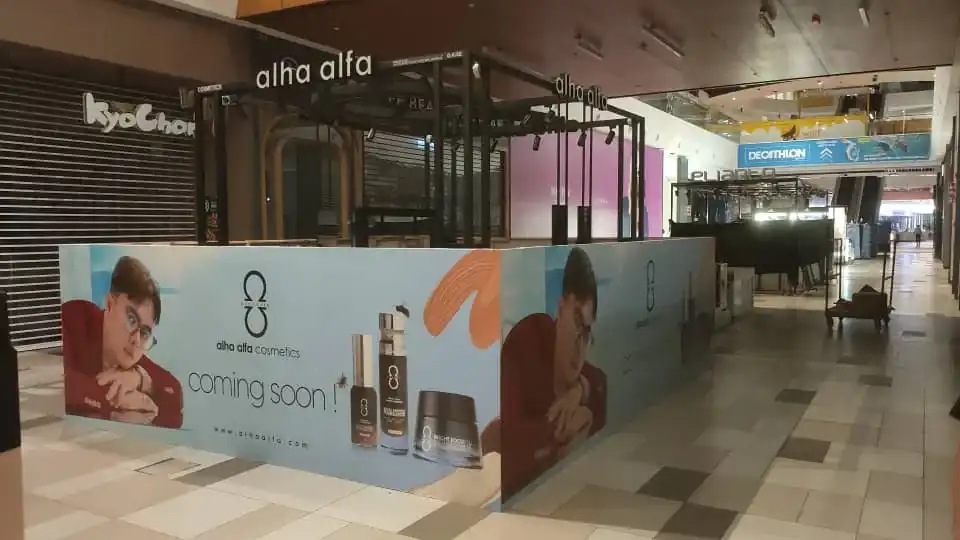 Hoarding Dismantling, Alha Alfa Cosmetics, KLCC