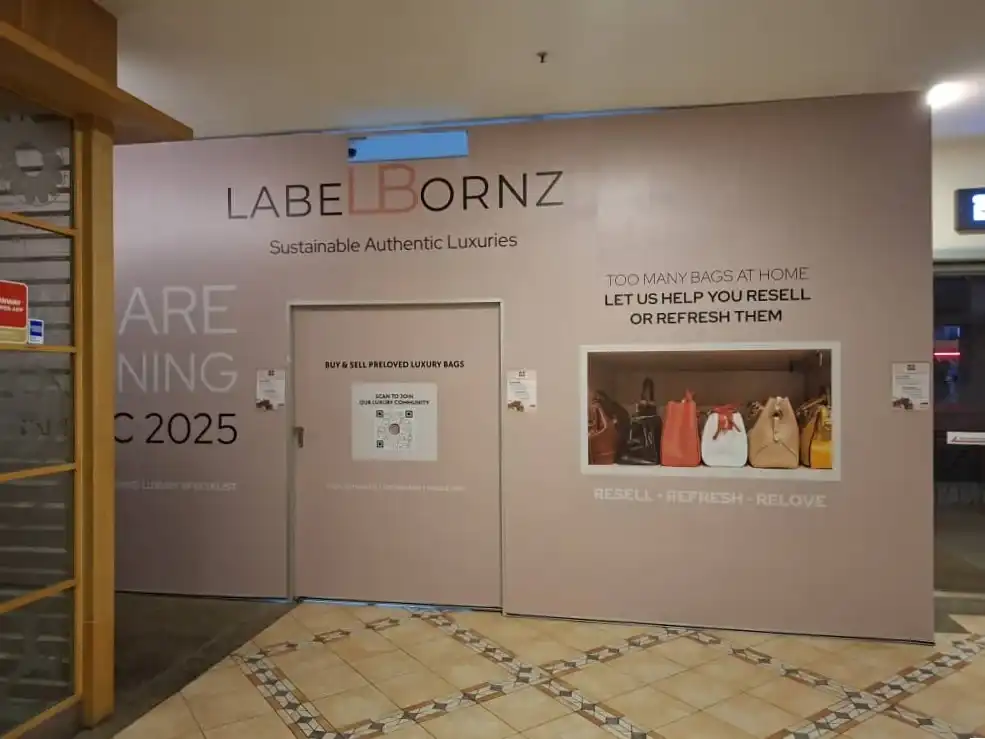 Hoarding, Glass Sticker and Visual, Label Bornz, Sunway Pyramid