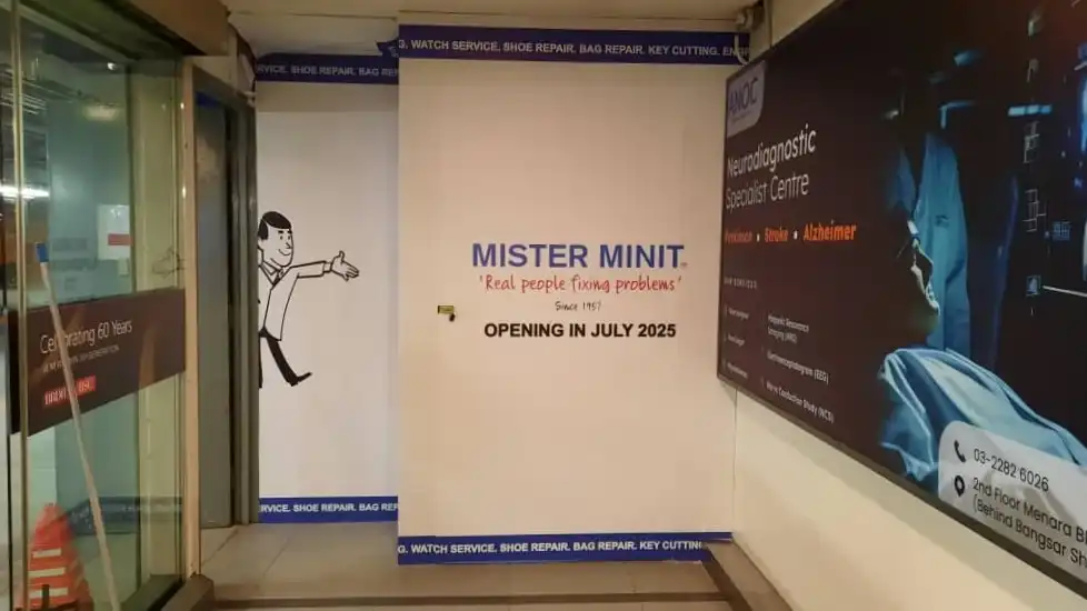 Hoarding (Gypsum) & Visual, Mister Minit, Bangsar Shopping Centre (BSC)