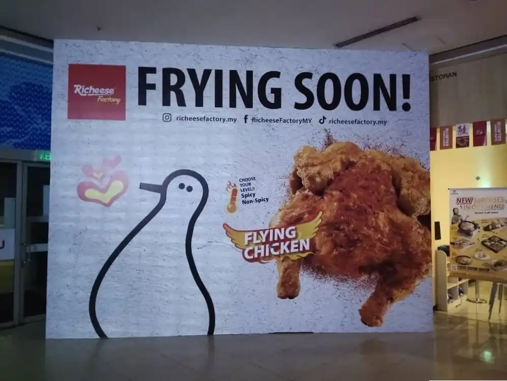 Hoarding (Indoor) & Visual (Outdoor & Indoor), Richeese Factory, Batu Pahat Mall