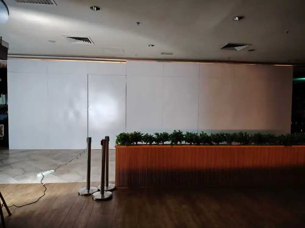 Hoarding Installation (All White). SOGO Kuala Lumpur