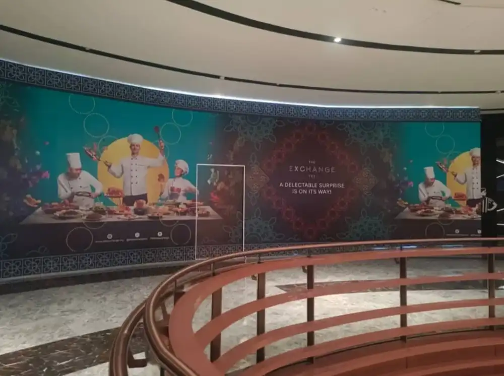 Hoarding Installation and Visual Tarpaulin Installation. Tun Razak Exchange (TRX)