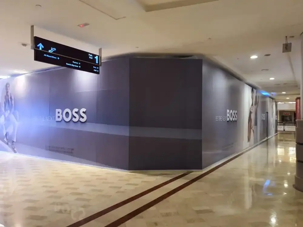 Hoarding Installation. Boss. Suria KLCC