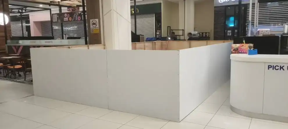 Hoarding (Kiosk, All White), Setapak Central