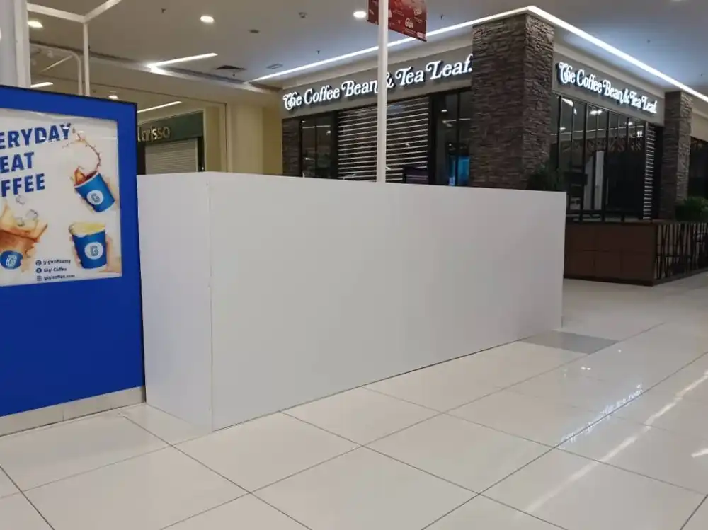 Hoarding (Kiosk, All White), Setapak Central