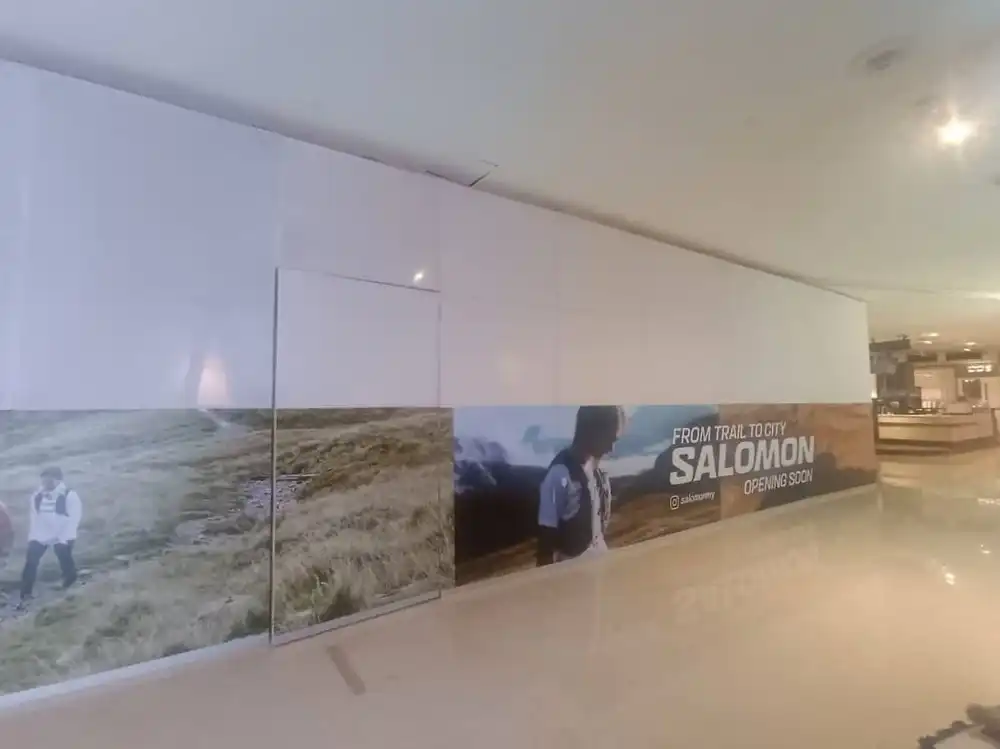 Hoarding (Kiosk) & Vertical Fabric, Salomon, Suria KLCC