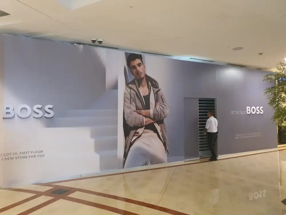 Hoarding (MDF) Installation, Boss, KLCC