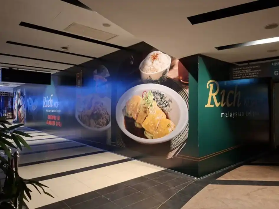 Hoarding Push Out and Visual, Rich Kopitiam, Sunway Pyramid