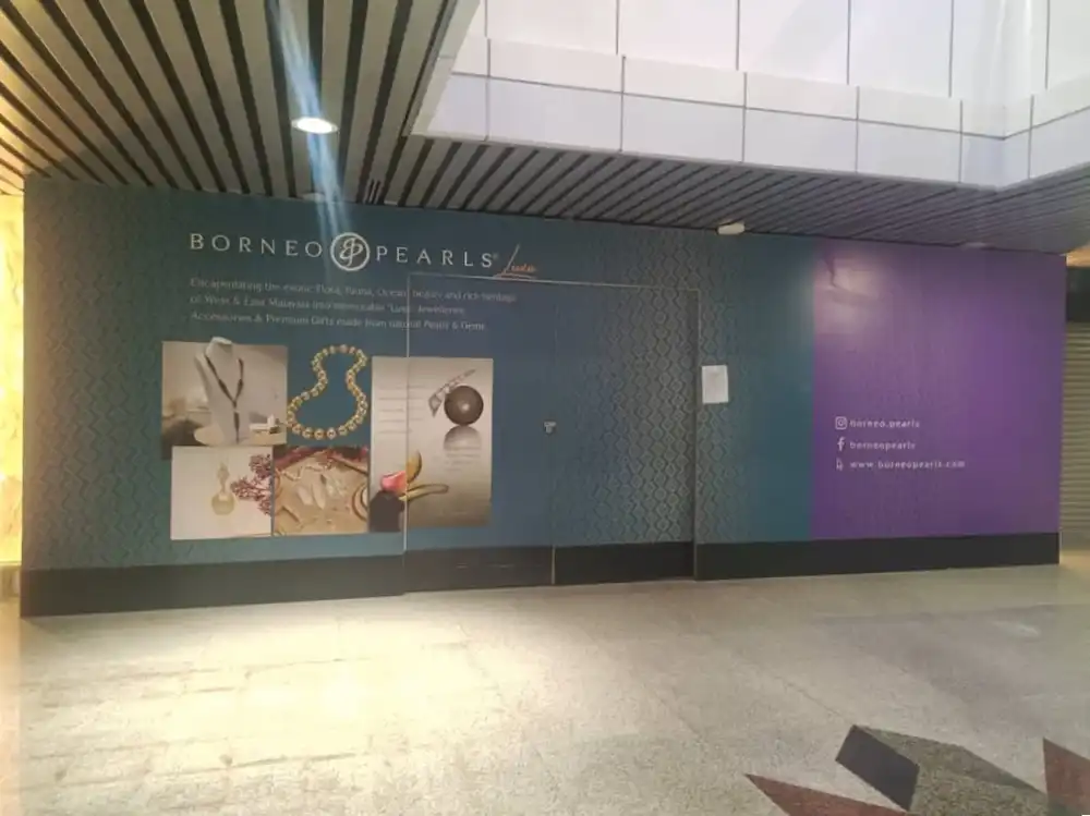 Hoarding Push Out & Visual, Borneo Pearls, KLIA SAT (Satellite Building)