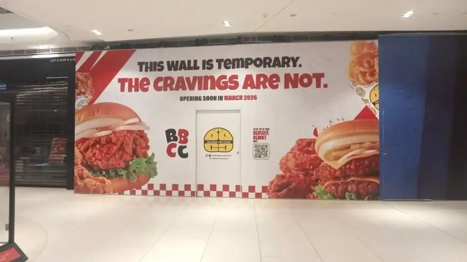 Hoarding Push Out & Visual, Burger Buddy, Pavilion Bukit Jalil